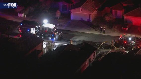 Firefighters battle blaze in Surprise