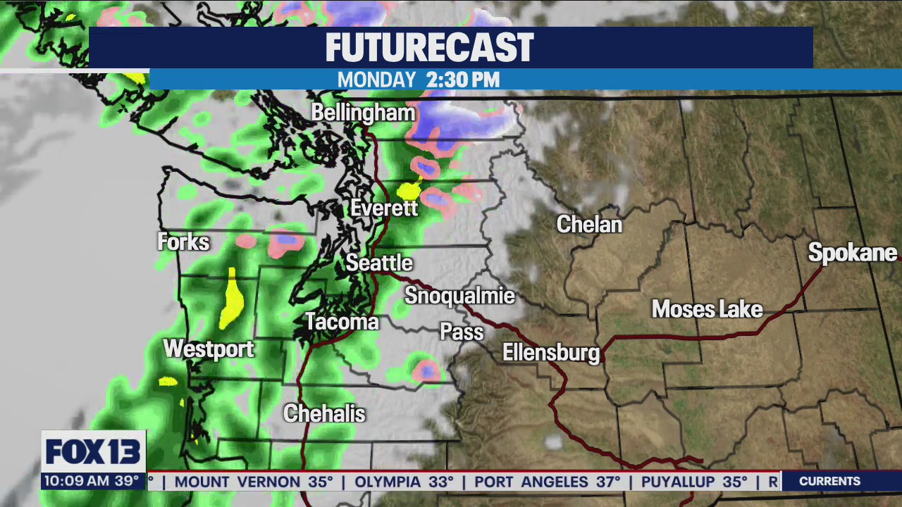 Off and on showers through the week