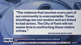 Kent Mayor issues statement following recent shootings
