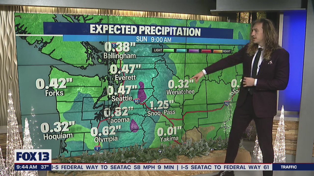Luke Willson does weather and traffic on FOX 13 Morning News