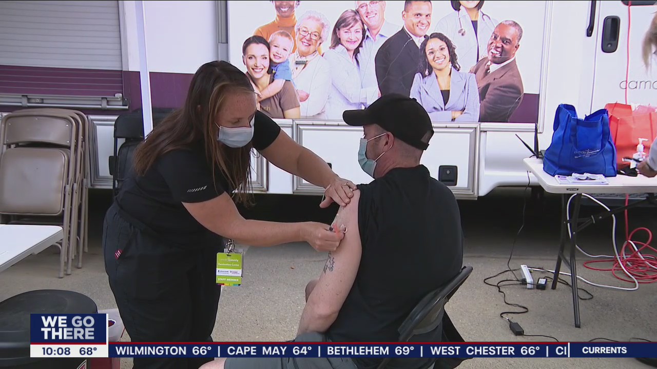 The vaccine push is on across the Delaware Valley