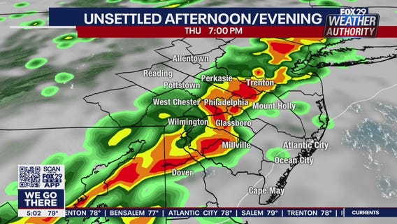 Severe thunderstorm watches issued for parts of region as heavy rain, storms approach