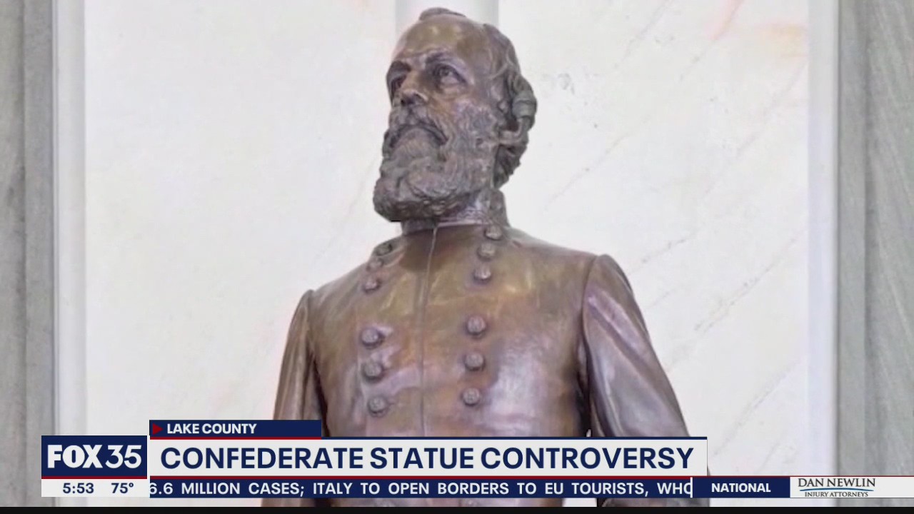 Protests over statue relocation to Lake County