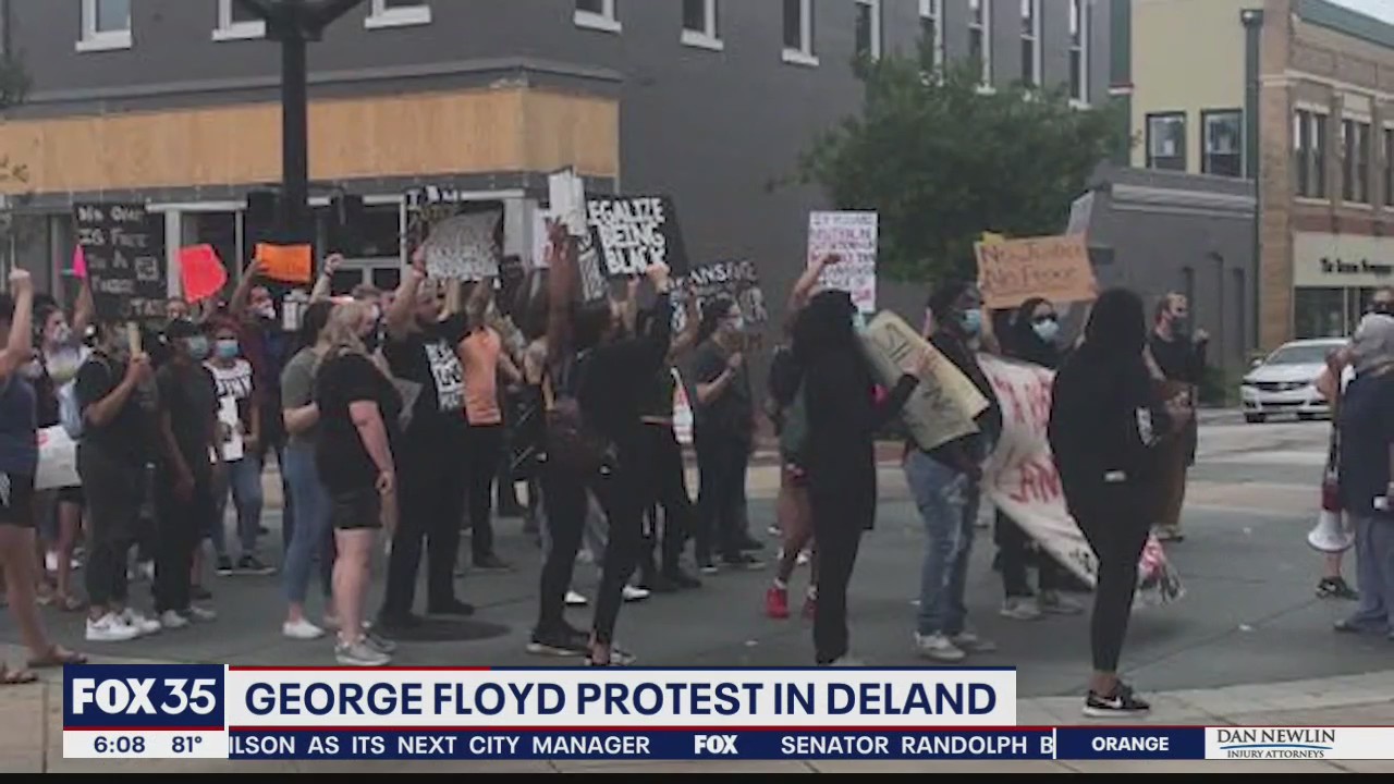 Protests held in DeLand and Flagler Beach
