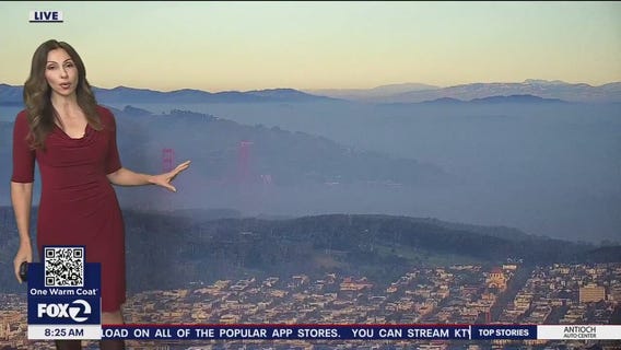 Hazy sun and mild temps.