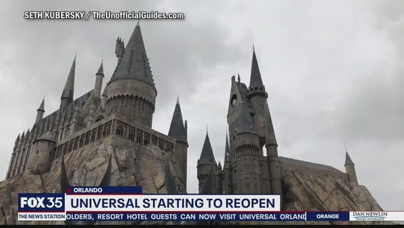 Universal Orlando starting to reopen
