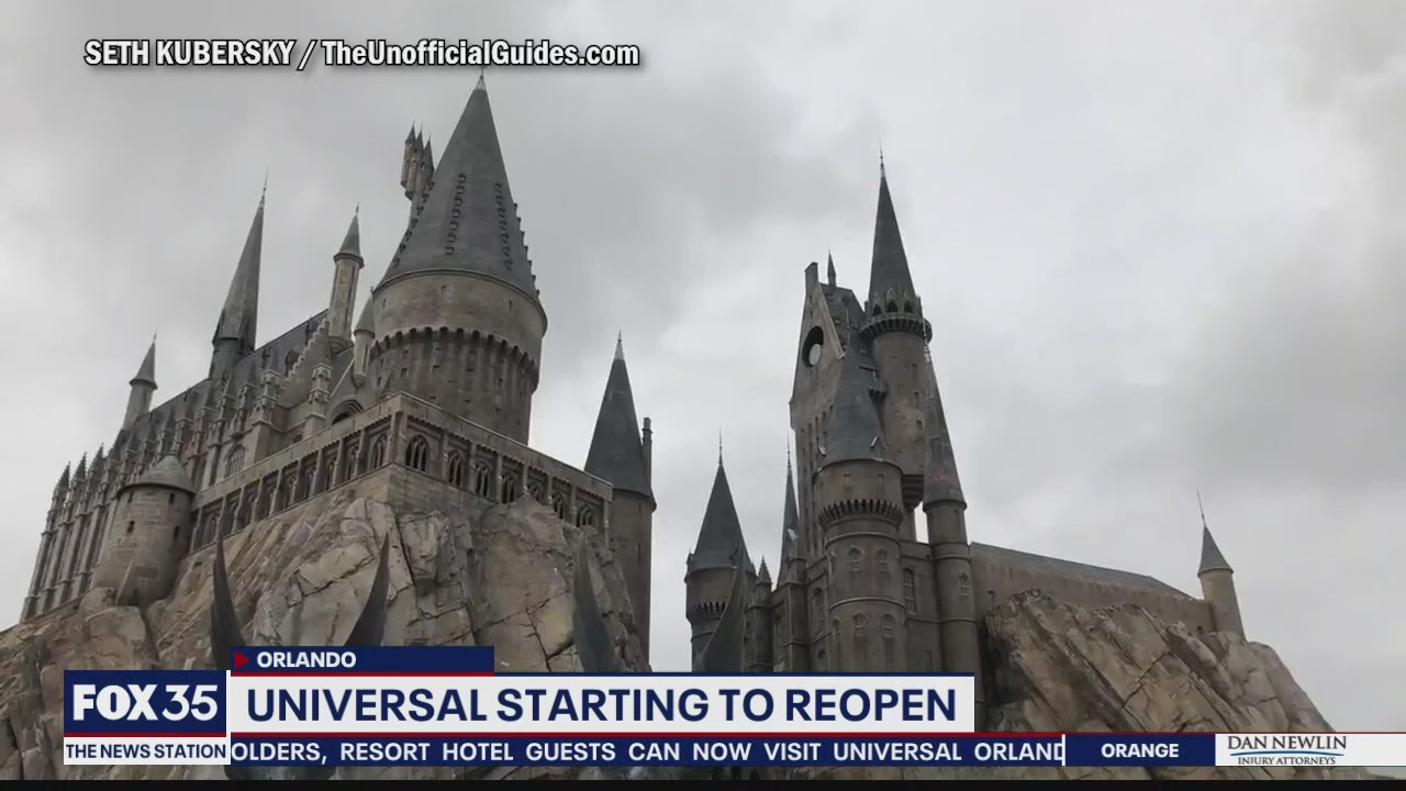 Universal Orlando starting to reopen