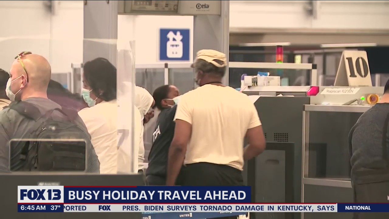 TSA says airports are expecting to see the most passengers on Dec. 23, Jan. 3