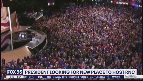 President Trump wants to relocate Republican National Convention