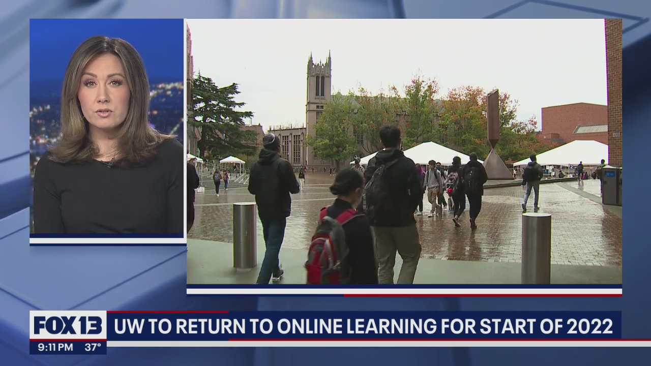 University of Washington to return to online learning for start of 2022 as Omicron cases rise