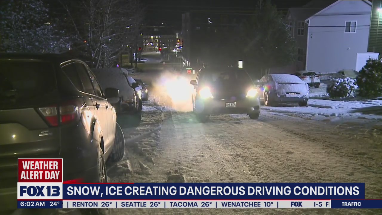 Another day of snow, ice on roads and sidewalks