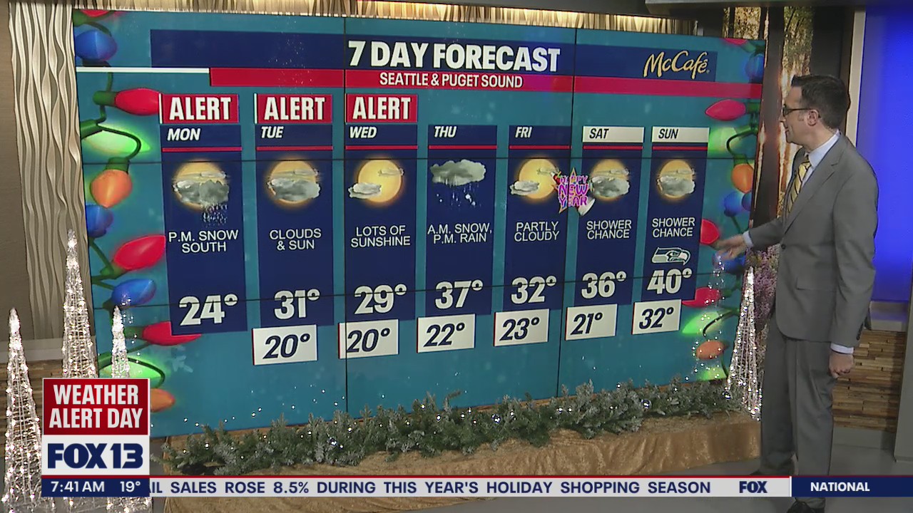 Puget Sound area to expect another round of snow