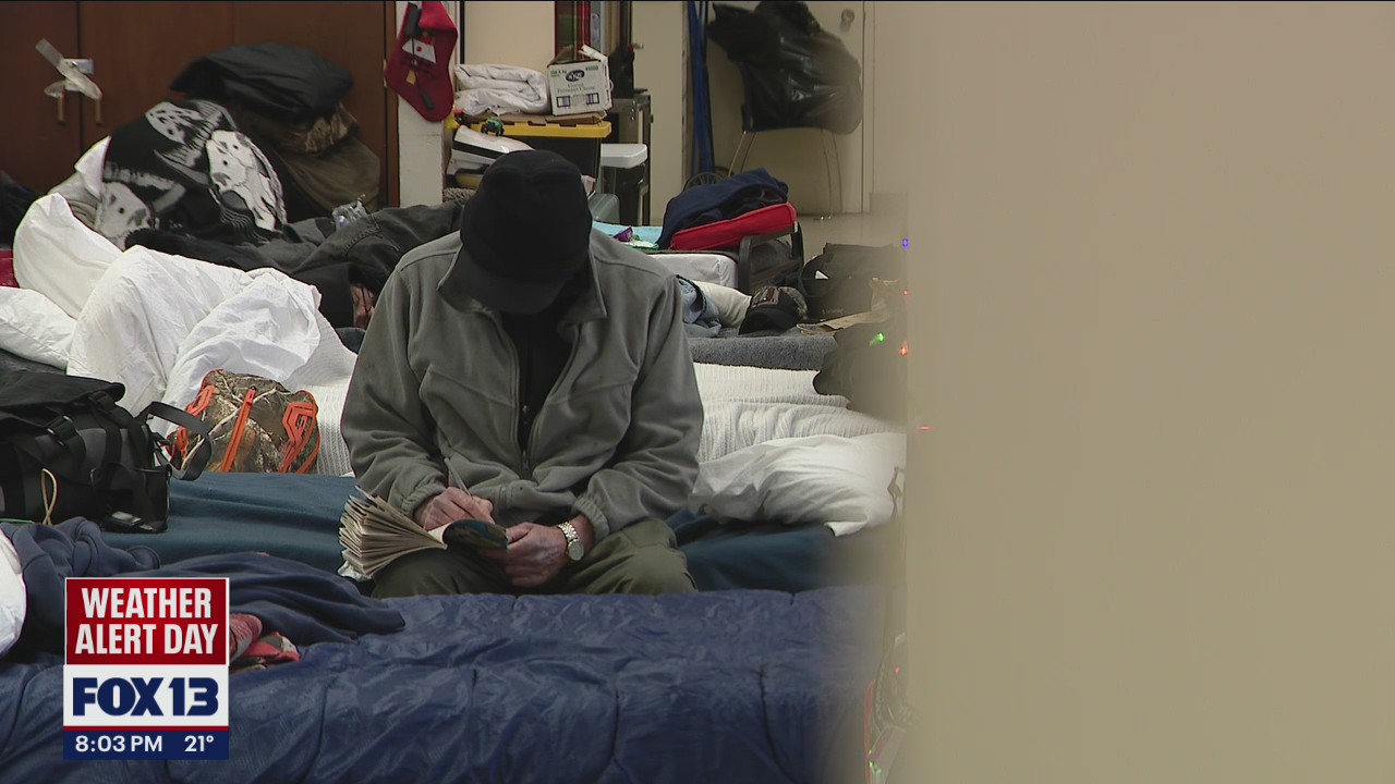 Warming shelters open as temperatures plummet across the South Sound