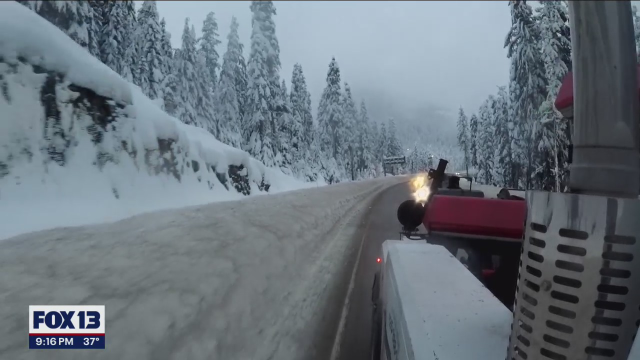 Navigating snowy mountain passes with a shortage of tow truck drivers