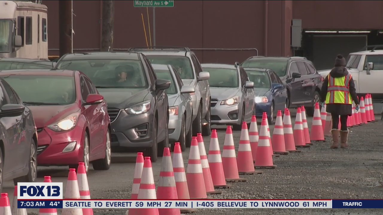 Local testing sites slammed