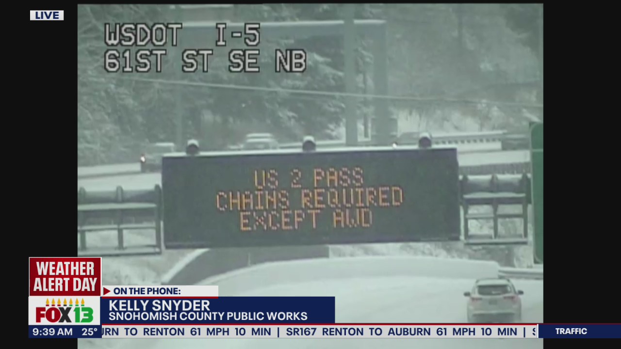 Tracking road conditions across Western Washington