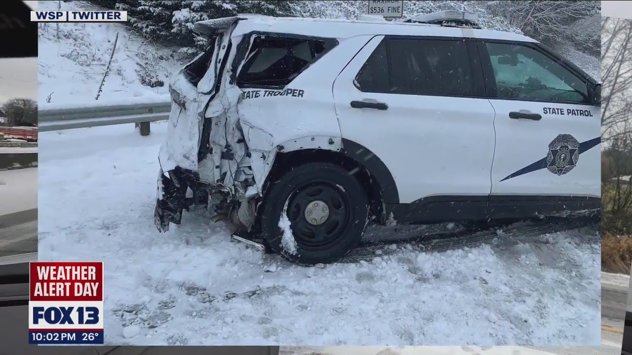 WSP responded to nearly 280 crashes in King County since snow storm