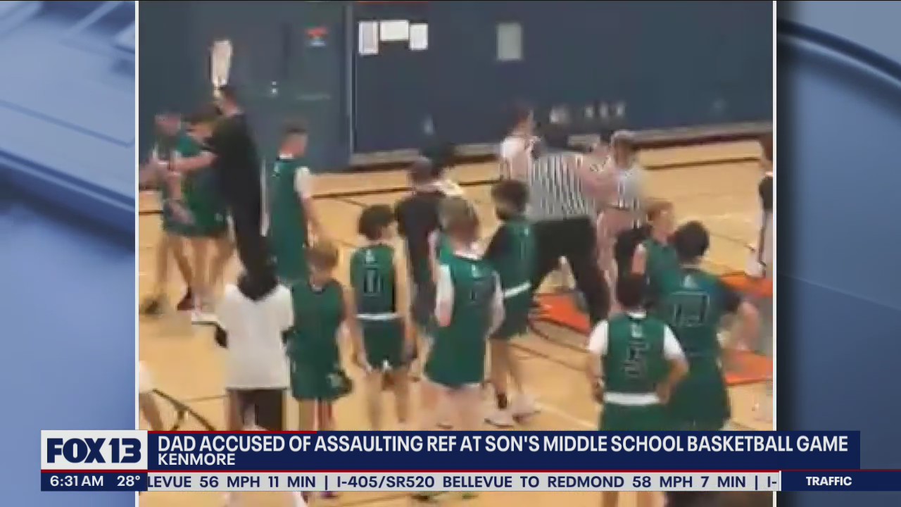 Dad accused of assaulting ref at son's basketball game