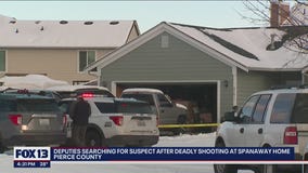 Deputies searching for suspect after deadly shooting at Spanaway home
