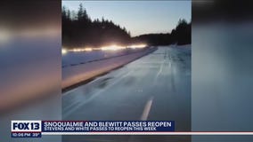 Snoqualmie and Blewett passes reopen