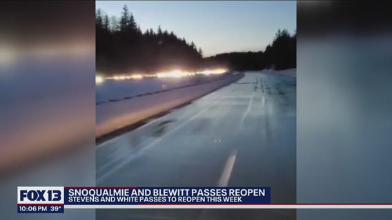 Snoqualmie and Blewett passes reopen