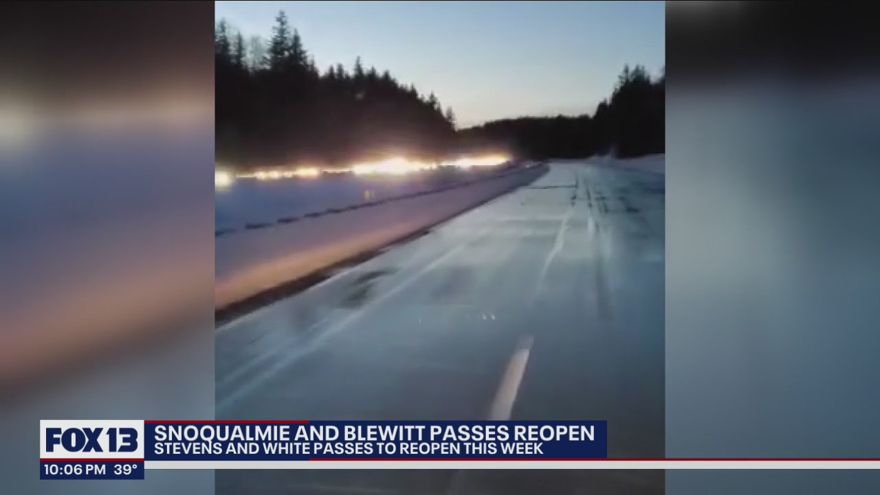 Snoqualmie and Blewett passes reopen