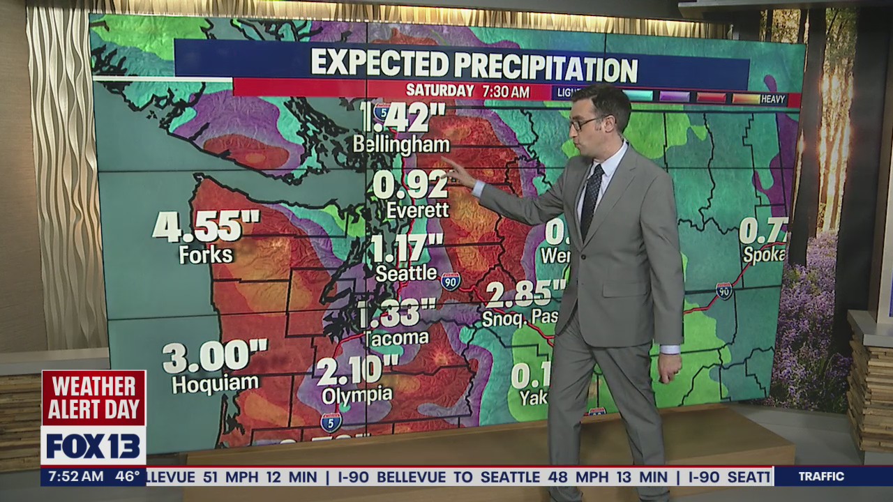 Snow in the mountains, heavy rain in the lowlands