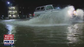 Floodwaters closed downtown Centralia streets