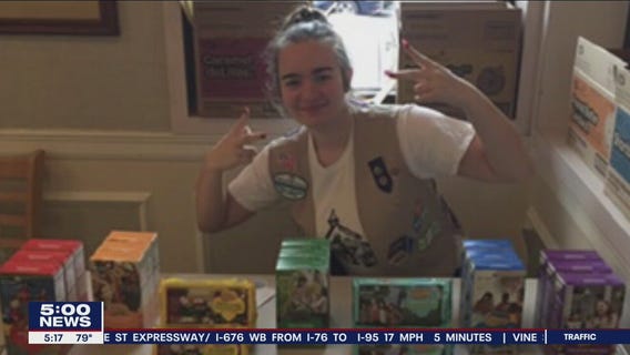 Camden County Girl Scout earns top honors after selling nearly 2,000 boxes of cookies