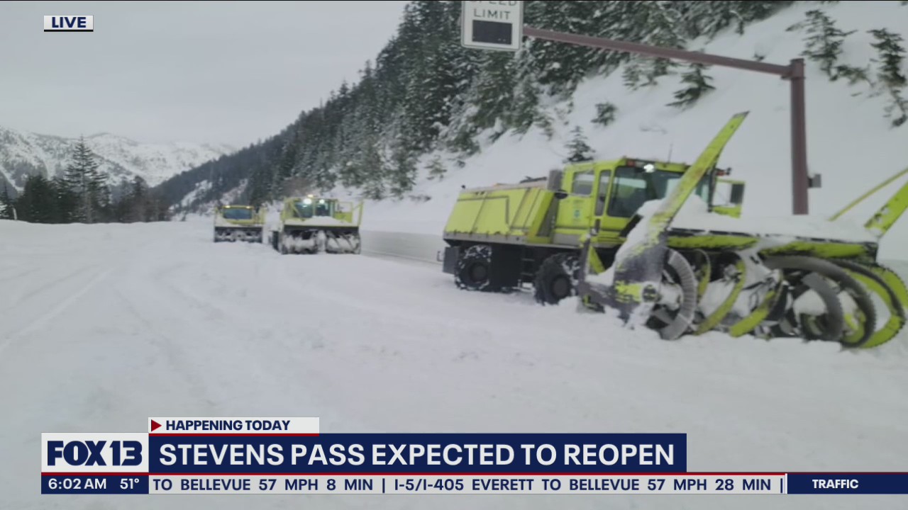 Stevens Pass is expected to reopen