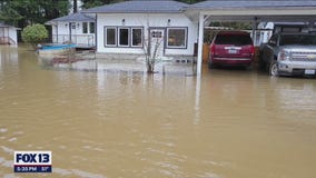 Chehalis River flooding wrecks family's dream home