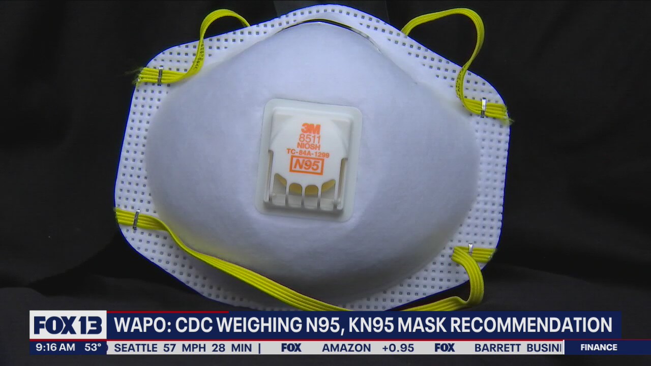 CDC may recommend N95, KN95 masks