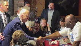 Biden makes a stop at El Portal Mexican restaurant