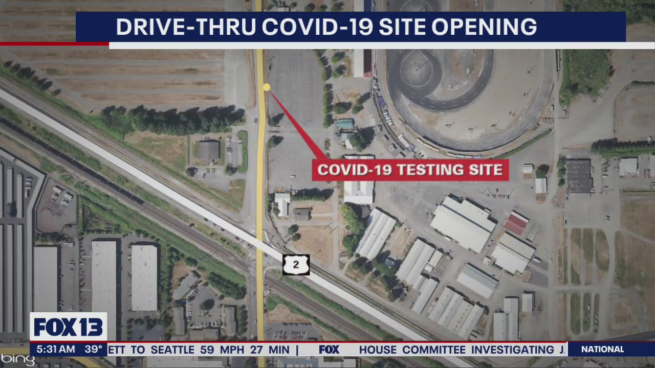 Drive-thru COVID-19 testing site to open in Snohomish County