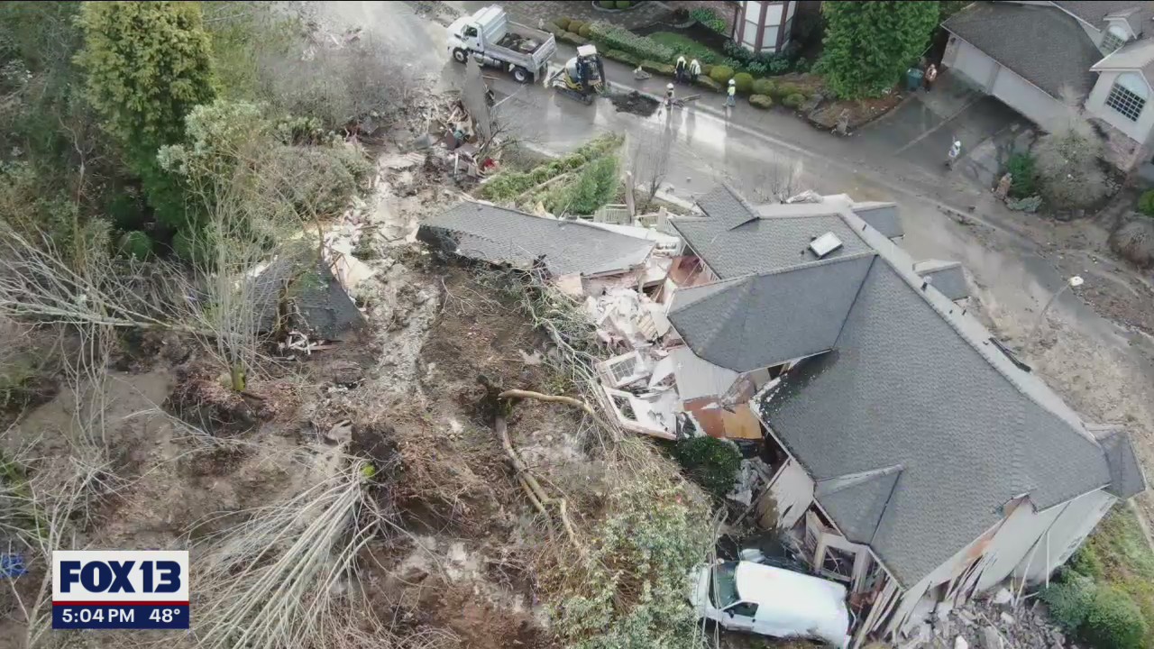 Bellevue home collapses while family was inside sleeping