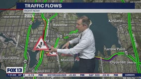 Traffic issues on I-5, 520 Bridge