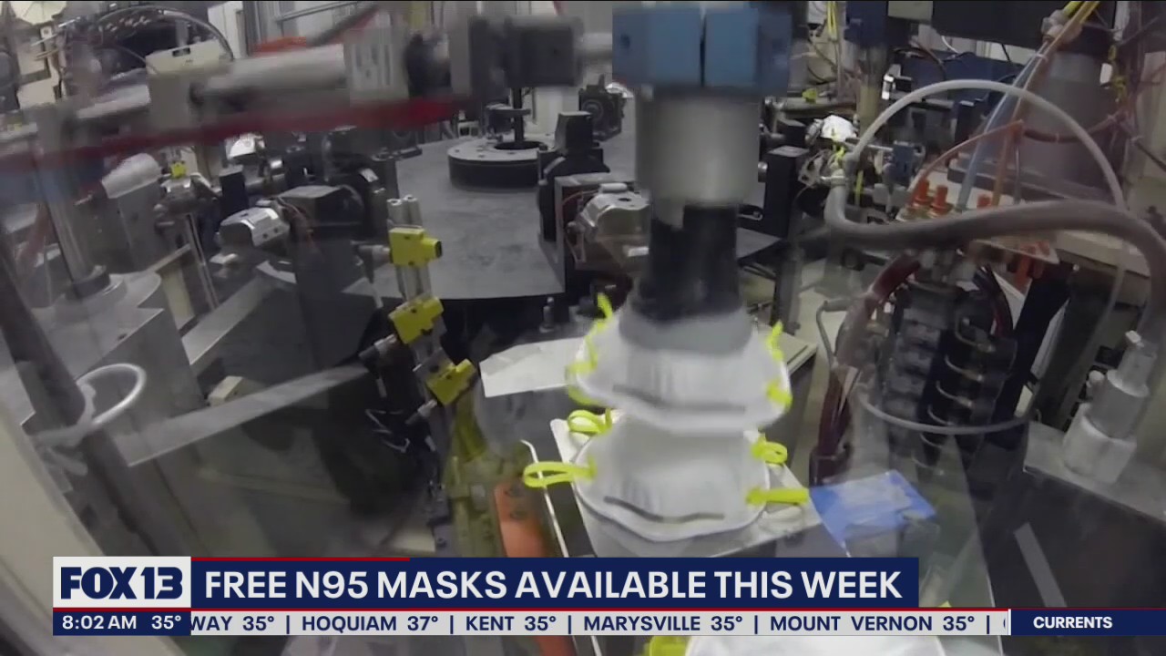 Free N95 masks available this week