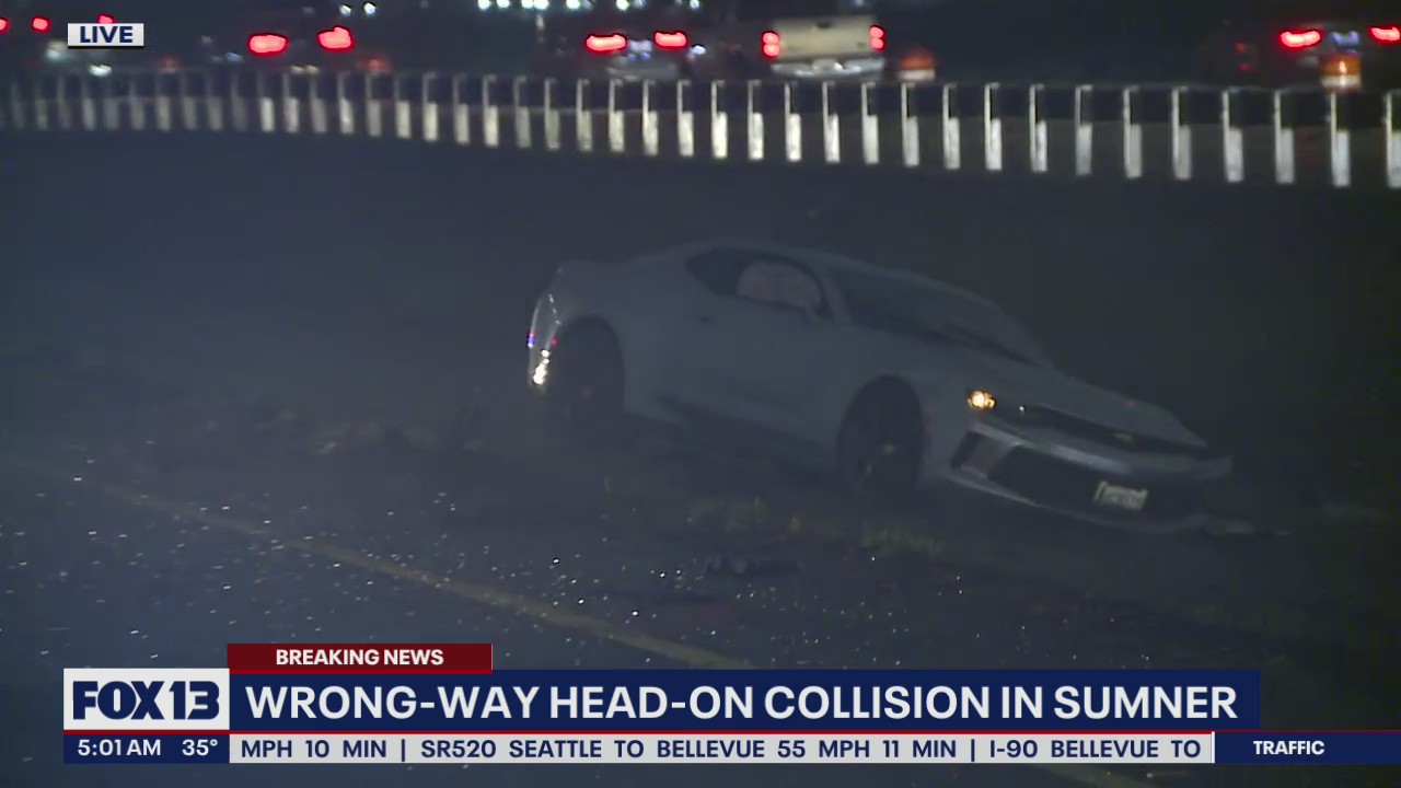 Wrong-way head-on crash in Sumner