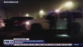 Police search for carjacking suspect