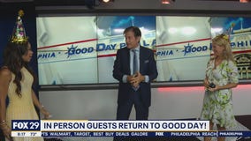 Dr. Oz returns to Good Day Philadelphia as first in-person guest since March 2020