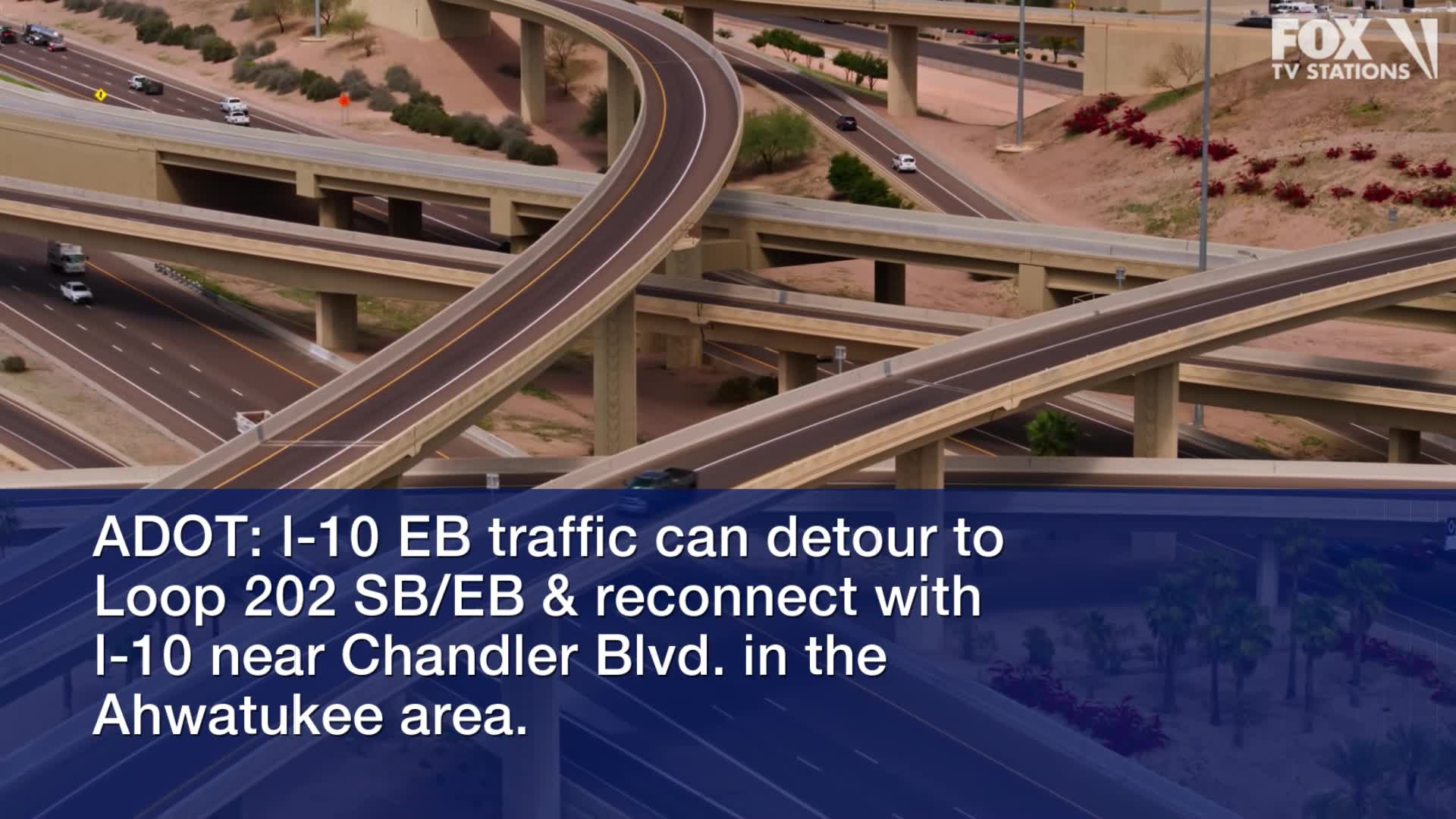 Phoenix weekend freeway closures (Mar. 22 - 25)