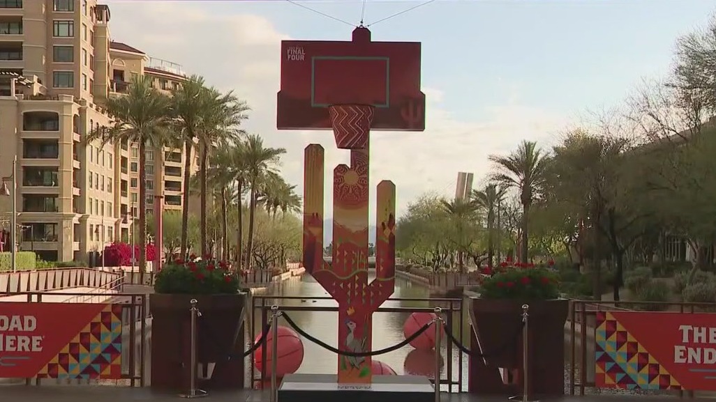 NCAA Final Four saguaro cactus statue unveiled