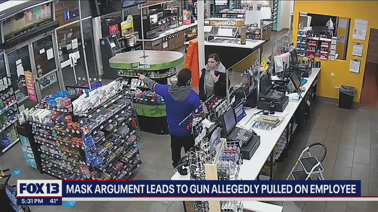 Woman allegedly pulls gun on gas clerk during face mask argument