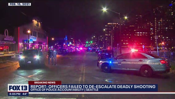 Report: Officers failed to deescalate deadly Waterfront shooting