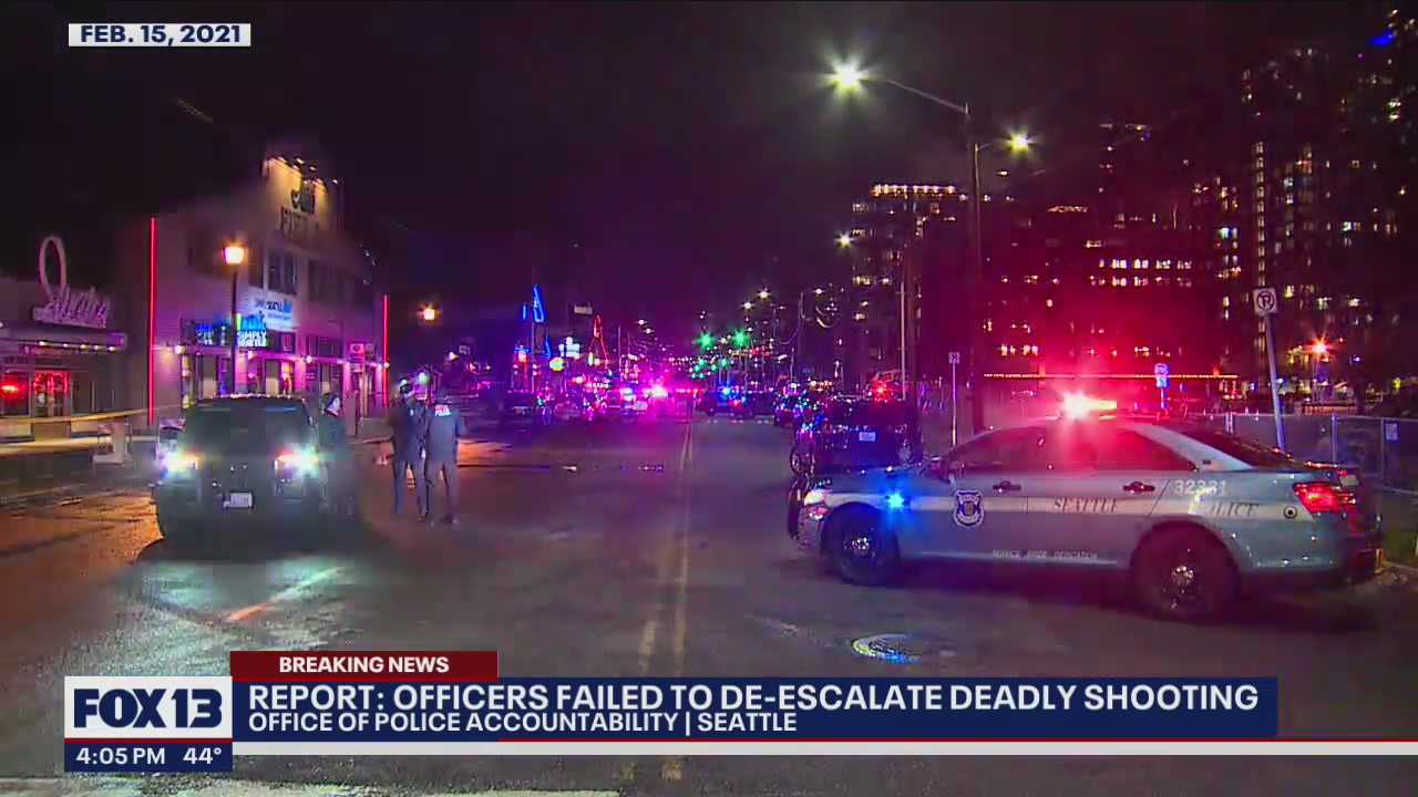 Report: Officers failed to deescalate deadly Waterfront shooting