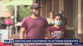 Oregon, California to lift mask mandates