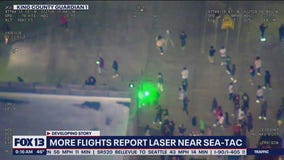 6 more flight crews report seeing lasers near Sea-Tac