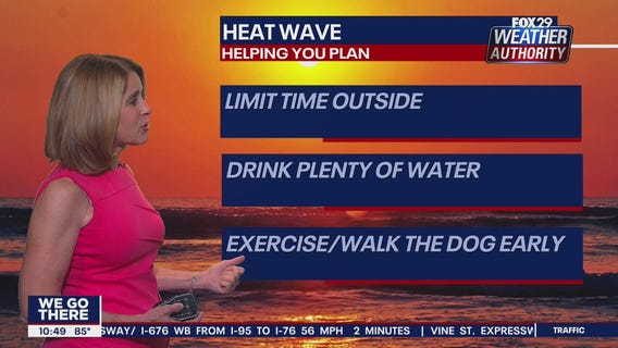 FOX 29 Weather Authority 7-day forecast 10 p.m.