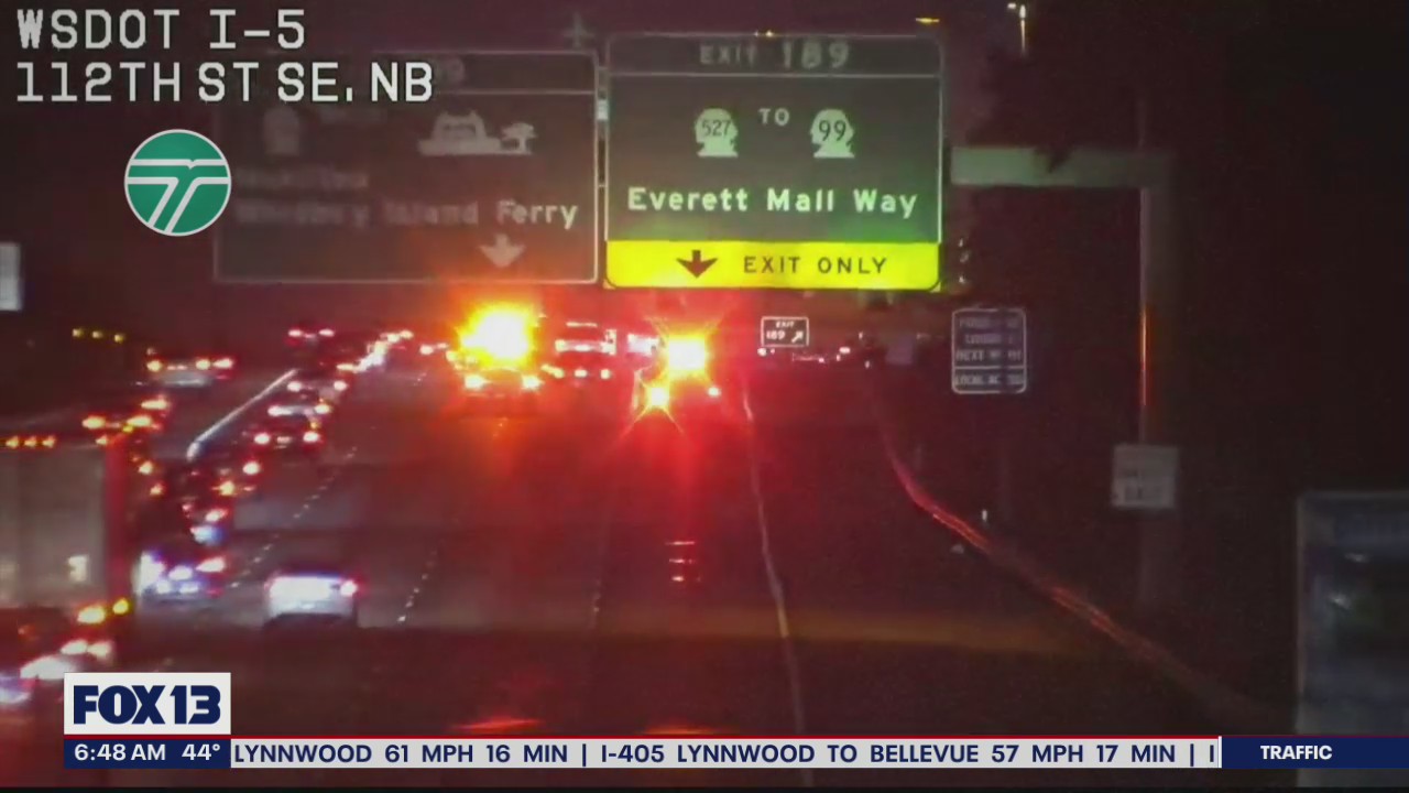 Troopers investigate armed robbery near I-5 in Everett