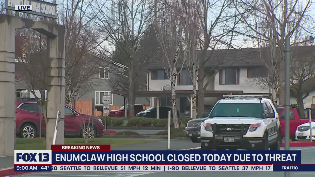 Enumclaw High School closed Monday due to threat